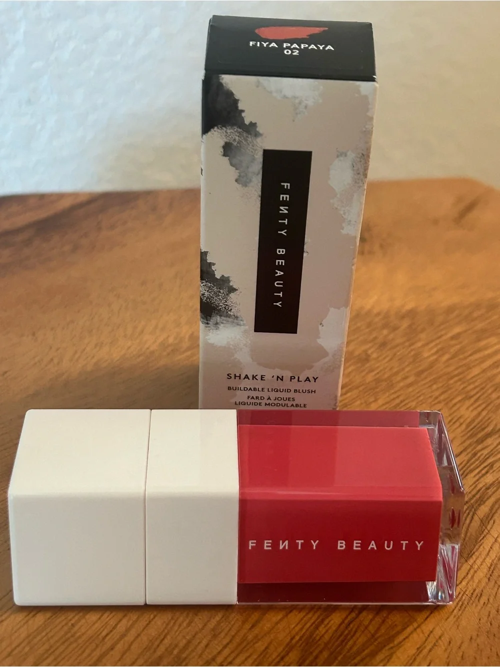NIB★Fenty Beauty  Shake 'N Play Liquid Blush in Fiya Papaya